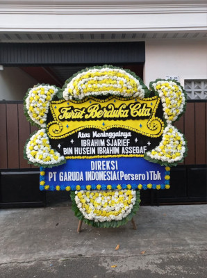 Papan Bunga Duka di Karang Jati